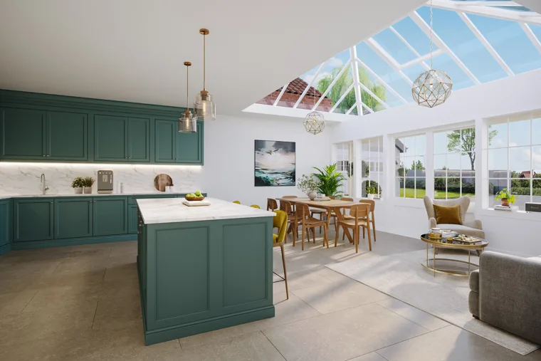 Kitchen & orangery